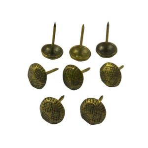 DLAHPJPT 200 Pieces 11x17mm Antique Brass Stripe Upholstery Tacks Nails