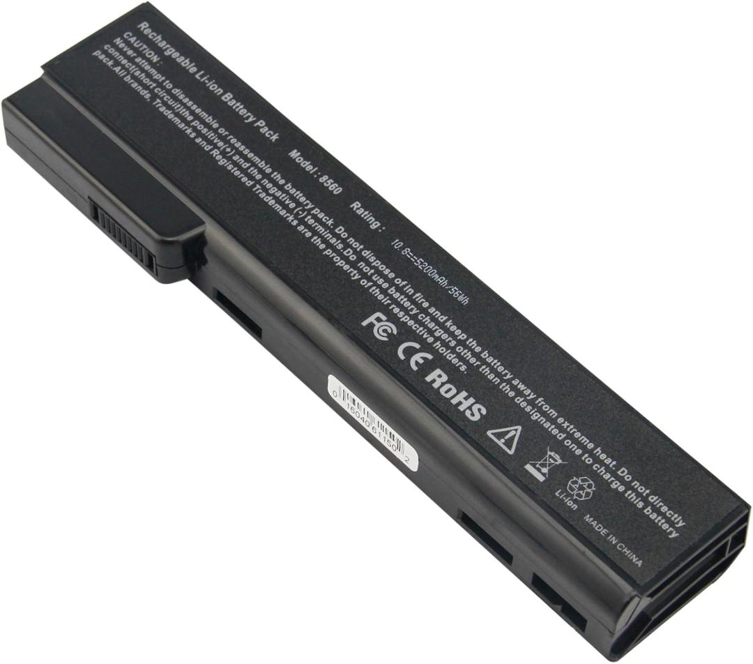 Futurebatt Laptop Battery for HP EliteBook 8460P 8460W 8470P 8560P 8570P; HP ProBook 6360B 6460B 6465B 6470B 6560B 6565B 6570B Notebook, P/N CC06 QK642AA 628666-001 630919-421 HSTNN-F08C HSTNN-OB2G