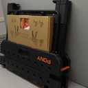 Pony Portable Folding Work Table, 2-in-1 as Sawhorse & Workbench, 31 W25 D25-35H, Large Load Capacity with 4pcs Clamps, 4pcs Bench Dogs