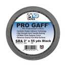Pro Gaffer Gaffers Tape, 2 in x 55 yd, Black