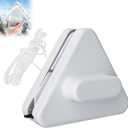 Magnetic Windshield Cleaner Tool,DoubleSided Window Brush Glass Wiper Cleaning Tools,Outside Glass Wiper,Magnetic Windshield Cleaner for High Rise Car Glazed with Anti Falling Rope