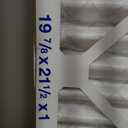 Aerostar 19 7/8 x 21 1/2 x 1 MERV 6 Pleated Air Filter, AC Furnace Air Filter, 6 Pack (Actual Size: 19 7/8"x21 1/2"x3/4")