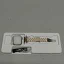 QUNDAXI Gold Apple Watch Band Compatible with Apple Watch Metal stainless steel Watchband suitable for iWatch 9/ 8/ 7/ 6/ 5/ 4/ 3/ 2/ 1/ SE series Women Luxury strap  38mm 40mm 41mm E Series Women Luxury Strap (Silver and Gold)