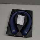 AUIIAH Portable Lightweight Neck Fan, 5 Speeds, Neck Support, Valentine's Gifts for Men Women, USB Rechargeable Personal Bladeless Wearable Cooling Neck Fan for Hot Flashes, Disneyland, Travel