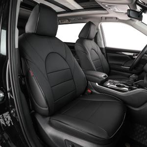 EKR Car Seat Covers for Toyota Highlander 2020-2026 7 Seats,Full Set
Custom Fit for Toyota Highlander 2020-2026,(2nd Row Captain Chairs),Airbag Compatible-Faux Leather(Black)