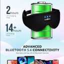 MUSICOZY Sleep Headphones, Bluetooth 5.4 Sleep Mask Headband Headphones Sleeping Eye Mask, Wireless Music Earbuds Earphones with HD Stereo Speakers for Side Sleepers, Cool Gadgets Unique Gift