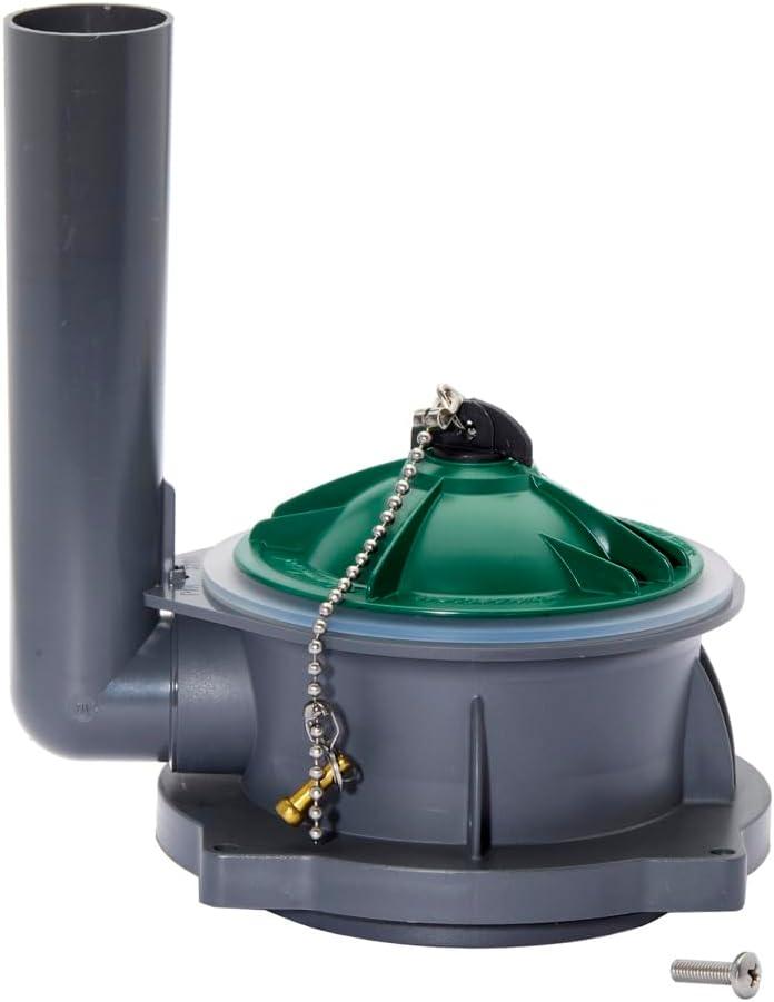 American Standard 3280.040-0070A 4-Inch Flush Valve Assembly for Champion One-Piece Toilets(Compatible ONLY with SELECT Champion 4 One-Piece toilet), Black