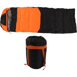Down Sleeping Bag Ultralight Compact Portable Sleeping Bags Electric Heating Sleeping Bag Down Cotton Single USB Heated Thermal Sleeping Bag Kick Proof for Outdoor Camping Orange