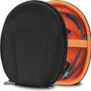 Geekria Shield Case Compatible with VXI BlueParrott B350-XT, B450-XT, Sennheiser PC8 and More, Truck Driver or Call Center Headphones, Travel Carry Bag with Cable Storage Hard Shell (Black