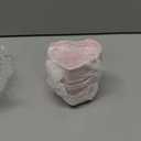 WHJY Pink Love Heart Shaped Ceramic Bowl Set of 6, Contemporary Porcelain Side Dishes, Seasoning & Soy Dipping Sauce Bowls for Wedding & Birthday Party