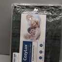 CozyLux Queen Comforter Set Olive Green Seersucker 7 Pieces Bed in a Bag Queen Comforter Set with Sheets Luxury Soft Bedding Set with Down Alternative Comforter, Sheets, Pillowcases & Shams All Season