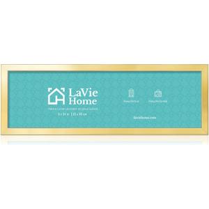 LaVie Home 8x24 Picture Frame Gold, Panoramic Picture Frame for Wall Decoration, Classic Gold Minimalist Style Suitable for Decorating Houses, Offices, Hotels1 Pack