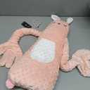 MILEGI Interactive Bunny Plush, Portable Pink Bunny for Girls Boys, for Home and Travel, Birthday Gift