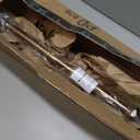 Ivilon Tension Curtain Rod - Hexagonal Spring Tension Rod for Windows or Shower, 24 to 36 Inch, Warm Gold