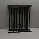 Dog Gate, SHYUJAJIE Adjustable Extra Wide Short Dog Gate, Small Pet Gate with 4 Extension Kits, Pressure Mounted for Doorways & Stairs (Black, 18-48" W*14" H)