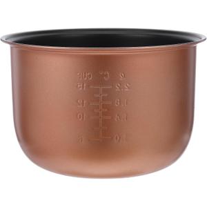 ABOOFAN Rice Cooker Inner Pot Replacement, 5L/10 Cup Non-stick Aluminum Alloy Cooking Bowl Insert for Multi Cooker, Easy to Clean