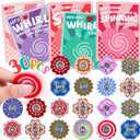 Valentines Day Cards for Kids Classroom, 30 PCs Valentines Day Gifts for Kids with Fidget Spinner and Cards, Stress Relief Fidget Toys Bulk for School Classroom Exchange Boys Girls Gift Party Favors