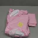 Premium Inflatable Tanning Pool Lounger | XL Inflatable Tanning Bed for Adults - 4 in 1 Multipurpose Suntan Tub | Pool Floats Adults, Inflatable Pool Float | Tanning Float - Sunbathing Pool Raft, Pink