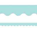 3 x Teacher Created Resources Pastel Blue Scalloped Border Trim