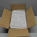 2 Tier Fruit Basket for Kitchen Counter, Stackable Onion and Potato Storage Basket, Wall Mounted Wire Basket with Wood Lid, Hanging Kitchen Storage Vegetable Organizer, 11.8 x 7.1 x 8.6 Inch (White)