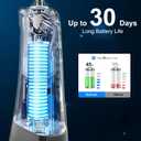 Water Dental Flosser Pick for Teeth: 4 Modes Cordless Portable Water Flossers Teeth Cleaner Rechargeable 300ML IPX7 Waterproof Oral Irrigator Flossing Cleaning Picks for Home Travel