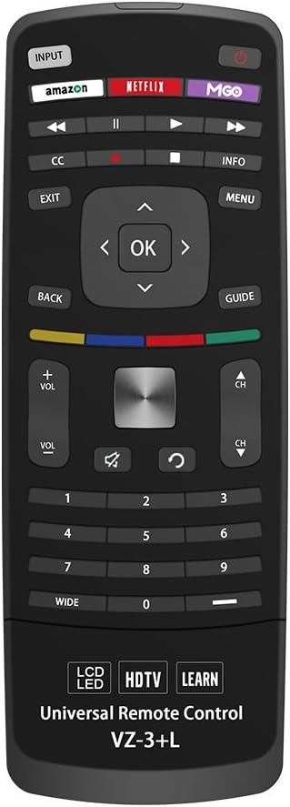 New Vizio Universal Remote Control for All VIZIO Brand TV, Smart TV (Black)