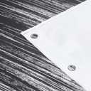 Fabric Shower Curtain, Black and White Cloth Shower Curtains for Bathroom, Modern Waterproof Bathroom Curtains, 78" W x 72" H