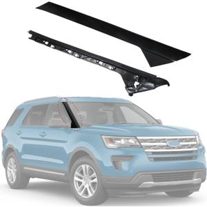 A-Pillar Windshield Molding Front Right Trim Outer & Inner Replacement for Ford Explorer 4 Door Utility 2011-2019 926-451 BB5Z7803136AA BB5Z-7803136-AB BB5Z7803136BA (Passenger Side)