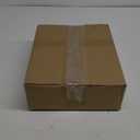 Glass 9 Pcs Bathroom Accessories Mouthwash Dispenser Set with Silicone Funnel, Soap Dispenser, Qtip Holder Jar, 2 Pack Shot Glass, Gold Tray and 2 Wooden Label Bathroom Counter Set Sink Decor (Clear Glass)