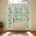 SOMWISE Frosted Glass Window Film, Heat Insulation, UV Block, Anti-Glare, One Way Privacy Tint, Static Cling for Home Bathroom Door, Renter Friendly, Day & Night Privacy, 35*157