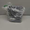 Zopeal Plastic Storage Bins 10 Pcs Blue Pantry Organizer Bins Small Baskets Storage Containers for Home Kitchen (8 x 5.7 x 3 Inch)