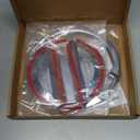 Fuel Filler Door Gas Tank Cap Cover Trim Stickers Decoration Exterior Accessories for Jeep Wrangler JL JLU 2018-2022,Chrome