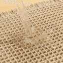 Smiry Waffle Bath Mat 24x17, Extra Soft Absorbent Bathroom Rugs, Non Slip Machine Washable Quick Dry Bath Rugs for Bathroom Floor, Tub, Shower, Home Decor Accessories, Brown