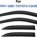 Window Visors Rain Guards Shield for 1997-2001 Toyota Camry, Out-Channel Window Vent Wind Deflectors Visors Shades for 97-01 Camry