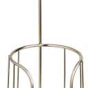 Franklin Brass Toilet Paper Holder Stand with Phone Shelf, Brushed Nickel Free Standing Tissue Paper Holder with Backup Roll Storage, No Drill Damage Free Apartment Essentials - 193150-SN