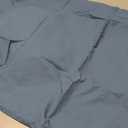 NTBAY Queen Size Stone Washed Cotton Pillowcase, 2-Pack Reduces Allergies and Respiratory Irritation Vintage Style Breathable Pillow Cases, 20 x 30 Inches, Denim Blue