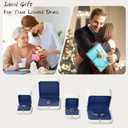 Leather Bracelet Gift Box Bangle Holder Octagonal Jewelry Gift Box For Bangle Bracelet Storage