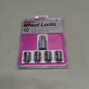 McGard 24157 Chrome Wheel Lock Set, Cone Seat, M12x1.5 Thread, 13/16 Key Hex