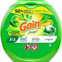 Gain Flings Detergent Pods, Original, 76 Pods/Tub, 4 Tubs/Carton