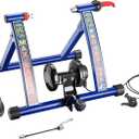 Indoor Bike Trainer  Convert Mountain, Road, or Beach Bicycle into a Stationary Exercise Bike for Indoor Riding All Year Round by Bike Lane (Silver)