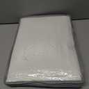 HPD Half Price Drapes Dobby Linen Light Filtering Curtains for Bedroom 50 X 108 (1 Panel), Rod Pocket Curtains for Living Room Home Decor, Off-White