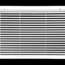 25" X 25" Aluminum Return Filter Grille - Easy Airflow - Linear Bar Grilles [Outer Dimensions: 27.5w X 27.5h]