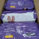 Amazon Basics Incontinence Underwear for Women, Maximum Absorbency, Fresh Protection, Postpartum, Disposable, Odor Protection, Comfortable Fit, Large, Lavender, 54 Count (3 Packs of 18)