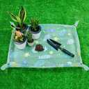 Herda 32.4" Repotting/Potting Soil Mat for Indoor Plants,Thicker Potting Tray for House Plants, Succulents,Cactus, Pots, Soil,Bonsai Tool,Gardening Accessories Plant Lovers Gifts (32.4"x 23.3")