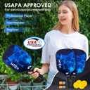Pickleball Paddles Set of 2 or 4, or Single Paddle USAPA Approved Fiberglass Surface Pickleball Rackets Set for Men & Women