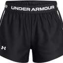 Under Armour Girls' Tech Play Up Shorts (Large, Black)
