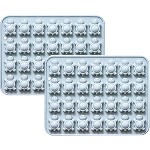 56 Cavities Unique Little Turtle Shape Candy & Chocolate Silicone Molds, Non-Stick, Baking Molds for Making Cake Decoration, Jelly, Cupcake, Ice Cubes, 2 Count