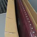 B FSOBEIIALEO Luxury Velvet Fabric Storage Ottoman Bench, Extra Large 140L Toy Chest Storage Boxes Footrest Bench for Bedroom, 43 Inches Red (43.3x15.7x15.7 inches)