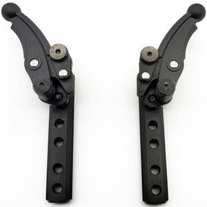 Wheelchair Brake,Composite Scissor Wheel Locks,Compact Scissor Wheel Lock,DIY,Wheelchairs Replacement Parts (1Pair,Black)