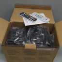 HIBOITEC RGBW Low Voltage Landscape Lighting 12Pack 12W with Remote Connectors Spotlights Landscape Lights 12-24V AC/DC Waterproof for House Yard Trees Outdoor Christmas(Transformers NOT Included)